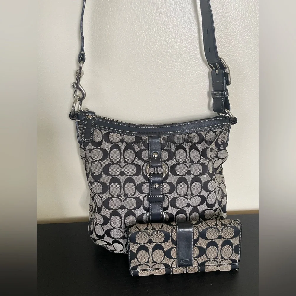 Coach Chelsea Crossbody/Shoulder Bag F14446 & Matching Bifold Wallet